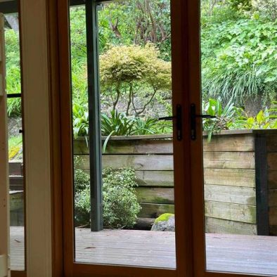 Views from Room glass doors