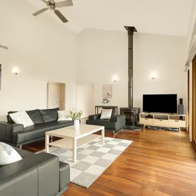 Comfortable living room in Olinda accommodation