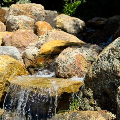 Water Falling From Stones